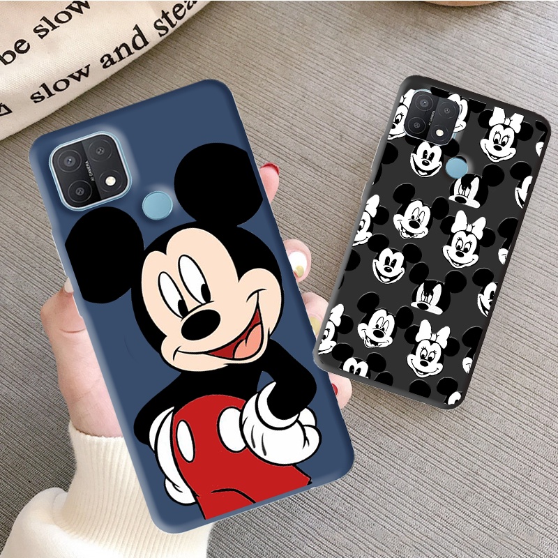 เคสซิลิโคนนิ่ม ลายมิกกี้เมาส์ สําหรับ OPPO A16 A5S A15 A53 S A12 A9 A5 A35 A54 A95 A94 A74 A72 A31 A32 A33 A52