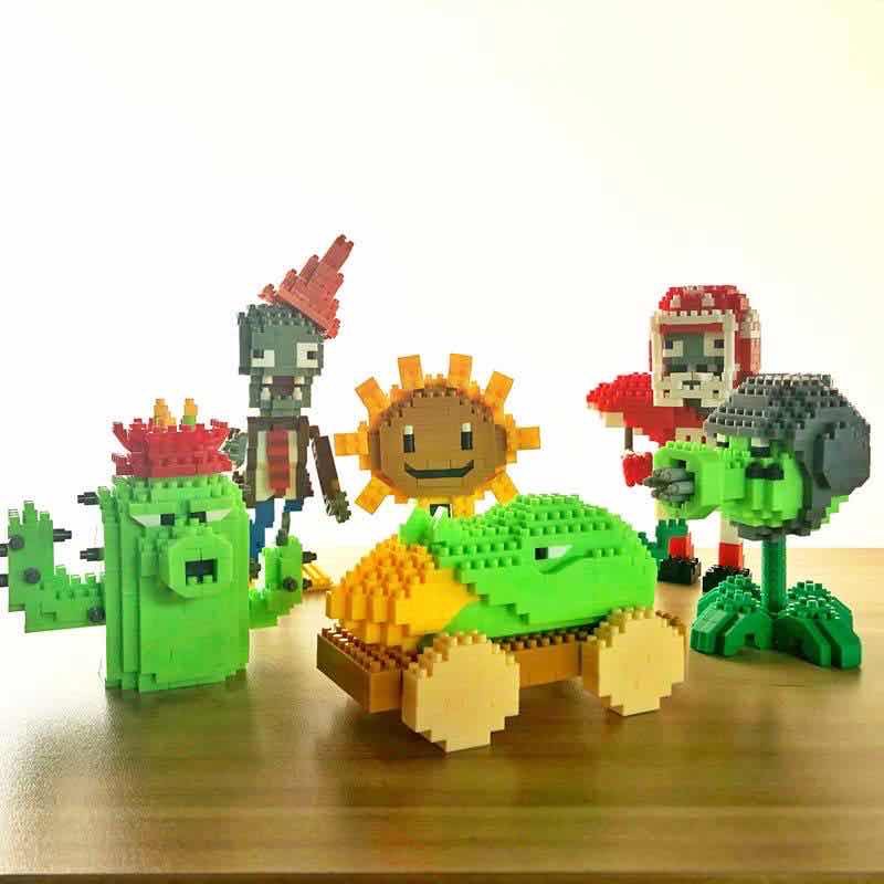 ของเล่นตัวต่อ Plants Vs . Zombies Lbyu ขนาดเล็ก ราคา ถูกที่สุด ดีลบีเคเค แกลเลอรีภาพที่ 8