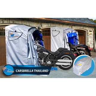 เต็นท์พับได้ โรงจอดรถสำเร็จรูป CARSBRELLA รุ่น SCOOT สำหรับรถมอเตอร์ไซค์ขนาดเล็ก