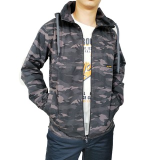 BOVY- JACKETCAMO 7170-03 เสื้อแจ็คเก็ตลายคาโม่สีเทา