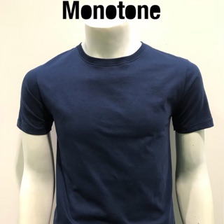 เสื้อยืดผู้ชาย เสื้อยืดแขนสั้น เสื้อยืดสีพื้น Monotone T-shit