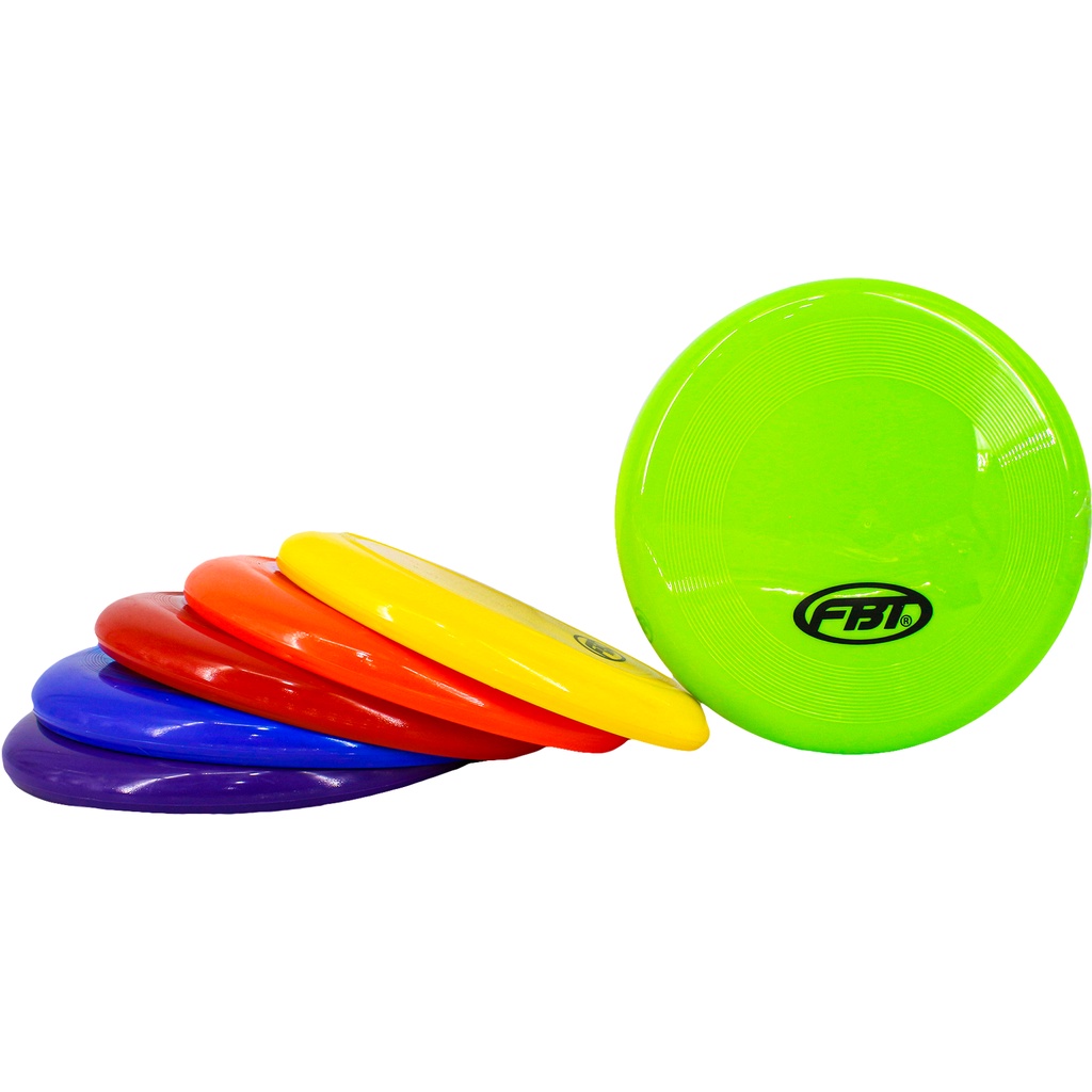 FBT จานร่อนพลาสติก ใช้ขว้าง ของเล่น ชายหาด frisbee จานบินสีสะท้อนแสง รหัส 77305
