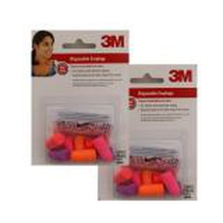 3เอ็ม โฟมอุดหู ป้องกันเสียง หลากสี 3M Foam Ear Plugs (4 คู่) x 2 ชุด