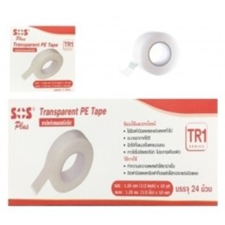 SOS TRANSPARENT TAPE เทปแต่งแผลชนิดใส TR