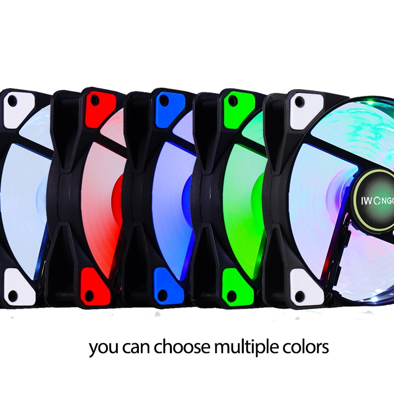 120mm 4PIN Fan PC Cooling Fan Computer Case Cooling Cooler Heatsink ...