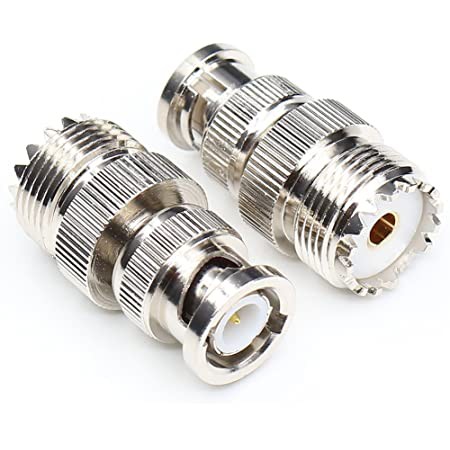 โทรศัพท์มือถือวิทยุ RF เสาอากาศอะแดปเตอร์ UHF หญิง SO239 (PL259) ถึง BNC/ BNC toFemale (TAIWANSTOCK)