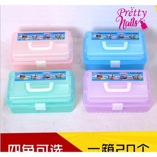 กล่องใส่อุปกรณ์ทำเล็บหรืออื่นๆ พร้อมส่งในไทยจ้าาา