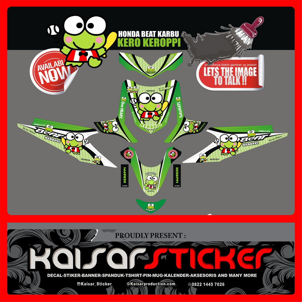 DECAL STICKER FULL BODY STICKER MIO SMILE SPORTY