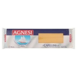 🚚สุดพิเศษ!!✅ แอคเนซี คาเปลลินี พาสต้า เบอร์ 1 500กรัม Agnesi Capellini No.1 Pasta 500g