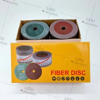 กระดาษทรายกลม 4 นิ้ว มีรู 10แผ่น Sand Disc กระดาษทรายกลมีรู