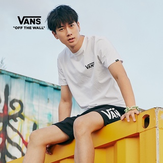 Vans เสื้อยืดแขนสั้น สไตล์สตรีท คลาสสิก สําหรับผู้ชาย และผู้หญิง