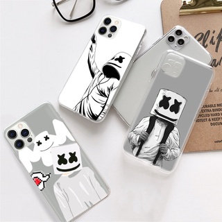 เคสโทรศัพท์มือถือแบบนิ่ม ใส ลาย Marshmello DJ DV-117 สําหรับ OPPO Find x5 pro A17k A77S A78 Reno 8t 8