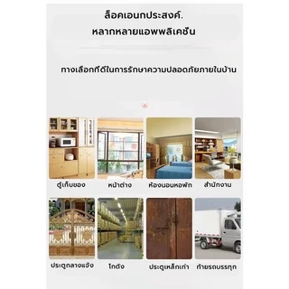 แม่กุญแจ ล็อคประตู ล็อคกันขโมย ล็อค 1 ตัว มี 3 ปุ่ม ตัวล็อคสีเงิน ตัวล็อคกันขโมย ตัวล็อคประตู แข็งแรง ไม่หักง่าย