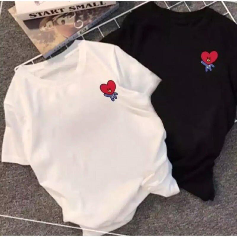 เสื้อยืด BTS21 BT21 TATA/UNISEX ARMY เสื้อยืด