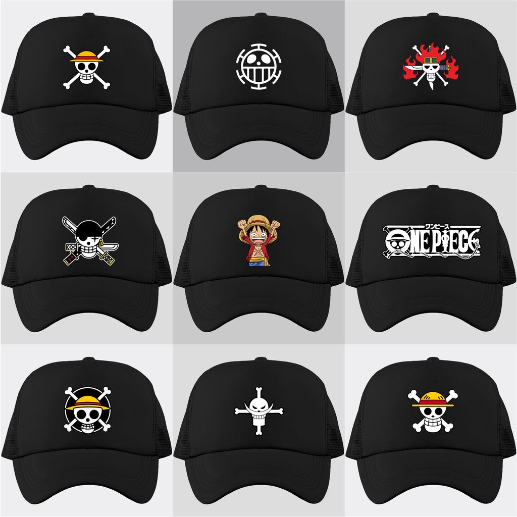 One Piece Hat - One Piece Trucker Hat - One Piece Luffy Hat - One Piece - Cool Hat