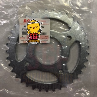 สเตอร์หลัง 37 ฟัน SPROCKET, REAR แท้ Suzuki Shooter 115 Fi / Smash 115 Fi