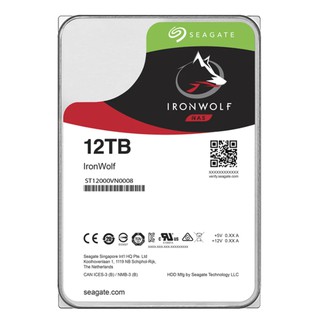 Seagate IronWolf 12TB 7200RPM 256MB NAS HDD (ST12000VN0008)