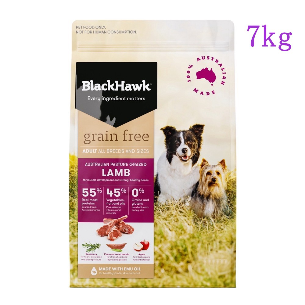 BlackHawk Dog Grain Free Lamb 7 kg