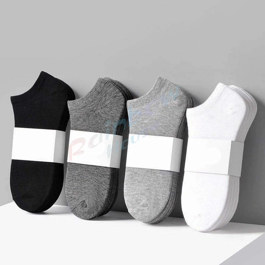 Rainbow ถุงเท้าข้อสั้น ใส่ได้ทุกฤดูกาล ถุงเท้าซับเหงื่อ Men's socks