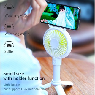 Benks Mini Fan 2000mAh พัดลม พร้อมขาตั้ง  USB Fan Portable Handheld Fan