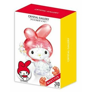 💗 พร้อมส่ง  💗 ของใหม่ ของแท้ JP 100% SANRIO Hanayama 38 Pieces My Melody Flower 3D Crystal Gallery  💐 จิกซอสามมิติ 3