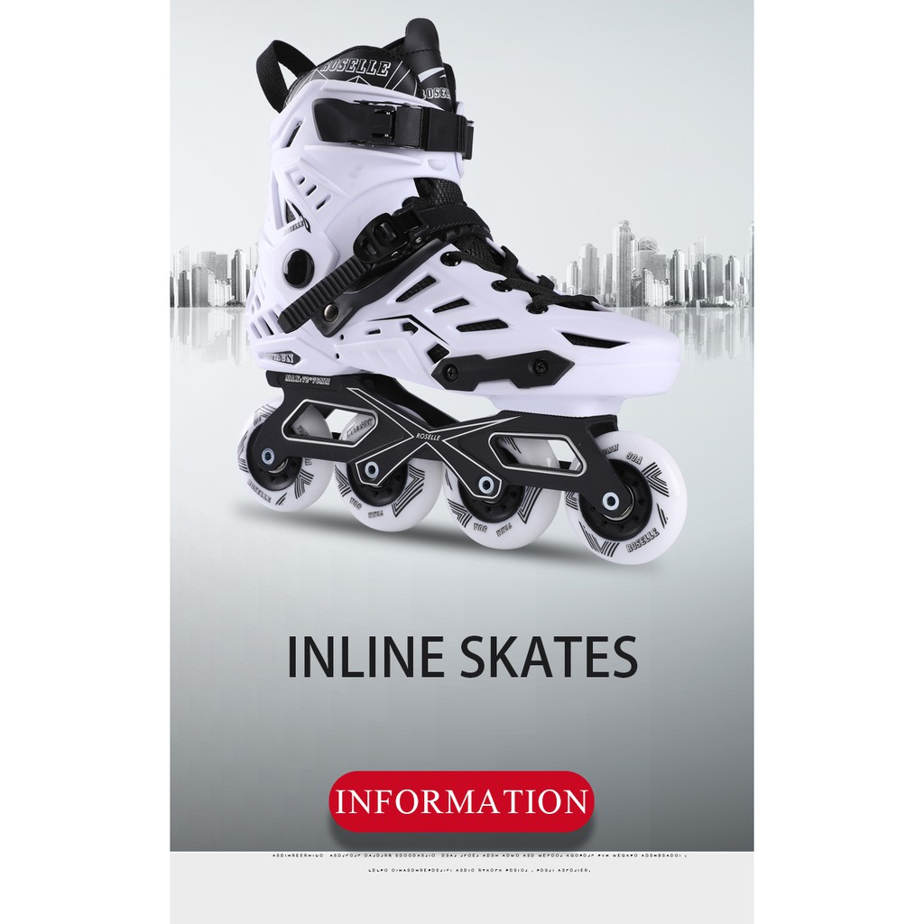 rockered inline skates