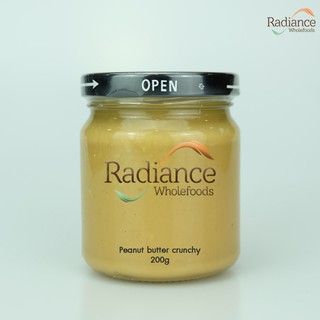 Peanut butter, Unsweetened, Crunchy 200g, Radiance Wholefoods