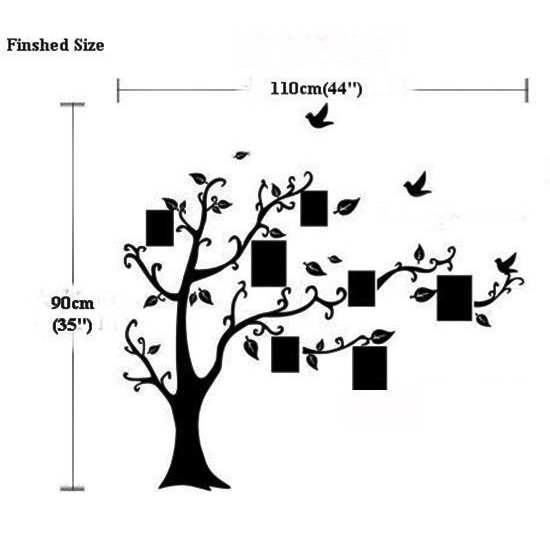 Phone Frame Tree Removable Decal Room Wall Sticker Vinyl Art - xijing ...