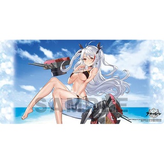 แผ่นรองเมาส์, สนามการ์ดยาง Broccoli Character Rubber Playmat Azur Lane : Prinz Eugen Swimming Suit ver. - Mat