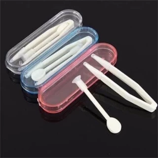 ที่คีบคอนแทคเลนส์ชุดเล็ก มีที่ช่วยใส่ พร้อมส่ง จาก กทม.