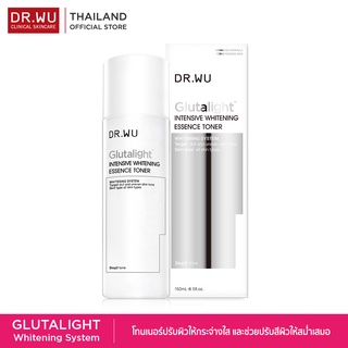 [ใส่โค้ดDRWU623 ลด130 เมื่อช้อป 1,000] DR.WU GLUTALIGHT INTENSIVE WHITENING ESSENCE TONER 150ML.