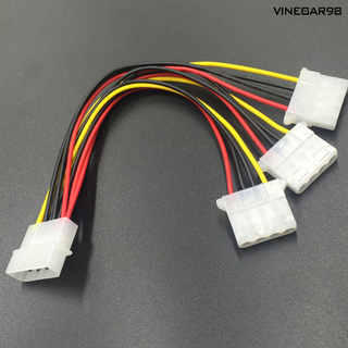 Vine สายเคเบิ้ล 4 - Pin 1 - To - 3 Male To Female Ide Molex Power สําหรับคอมพิวเตอร์พีซี