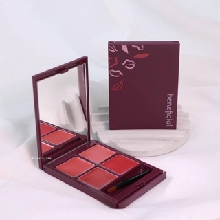 Beneficial Ready To Glam Lips Palette  8g. ลิป พาเลต พาเลท ลิปสติกพาเลตเนื้อแมทและเนื้อครีม