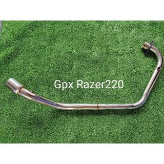 คอท่อ-gpx razer(เรเซอร์)220cc สแตนเลสแท้