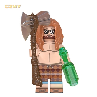 DRUNK THOR WITH AXE MINIFIGURES AVENGER Building Blocks WM793