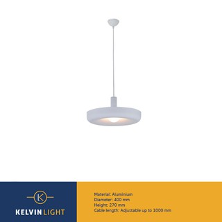 Kelvin Light โคมไฟห้อย สีขาว แขวนต้นไม้ได้ รุ่น ITEM NO.7847-400 (แถมฟรีหลอดไฟ)