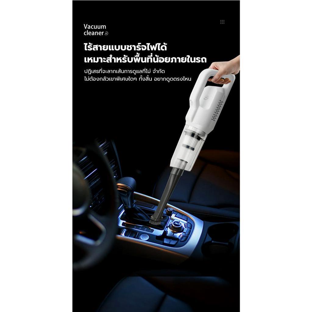 【รับประกัน 1 ปี】KENTO LITE ST  Vacuum Cleaner เครื่องดูดฝุ่นไร้สาย พกพา 20000Pa ขจัดคราบฝังแน่นได้เร็ว การกรอง 4 ชั้น - รูปที่ 4
