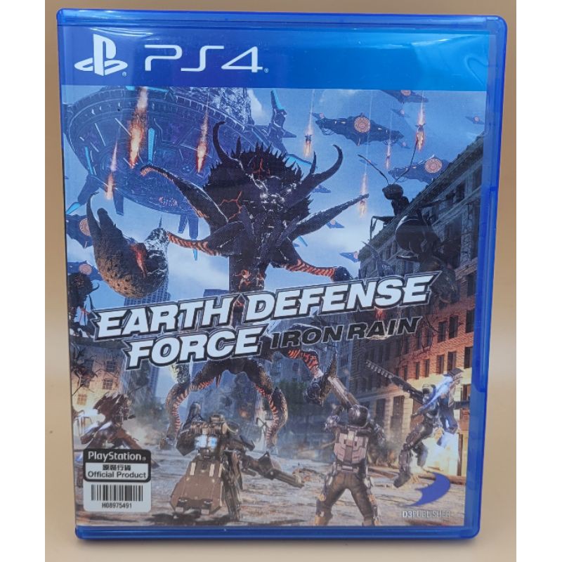 (มือสอง) มือ2 เกม ps4 :    Earth​ Defense Force Iron Rain โซน3 แผ่นสวย