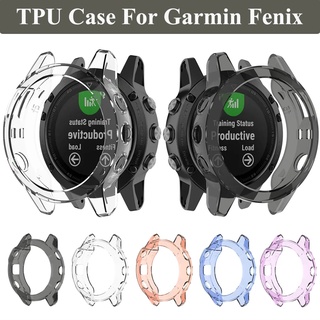 เคสโทรศัพท์ซิลิโคน TPU แบบนิ่ม สําหรับ Garmin Fenix 6 6S 6X 5 5S 5X Plus 6 Pro 6S Pro 6X Pro