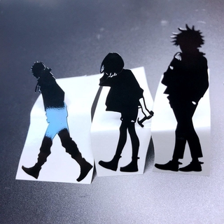 Japanese anime Jujutsu Kaisen metal sticker Fushiguro Megumi Gojo Satoru hand account sticker mobile phone decoration