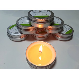 เทียนหอม (Aroma Candle Soy wax)ในตลับ 60g