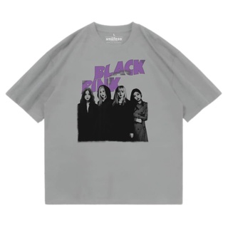 เสื้อยืดอินเทรนด์ผู้ชายอินเทรนด์ผู้หญิงTSHIRTฝ้ายเสื้อยืด | ขนาดใหญ่ | Blackpink | สีเทาเข้ม | เสื้อยืด ลาย SABBATH สีดํ