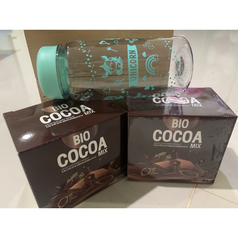 Bio coco❤️โกโก้ดีท๊อก ซื้อ สองกล่องถูกกว่า มีกระบอกน้ำแถม❤️