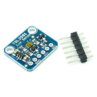 โมดูลเซนเซอร์ไฟ Tsl2591 Iic I2C Tsl25911Fn 3.3v 5v