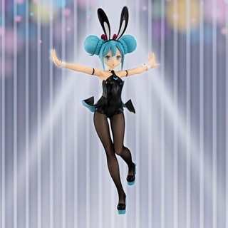 [ Figure แท้ ] #กล่องบุบเล็กน้อย Hatsune Miku BiCute Bunnies Figure BLACK ver.[ FuRyu ]