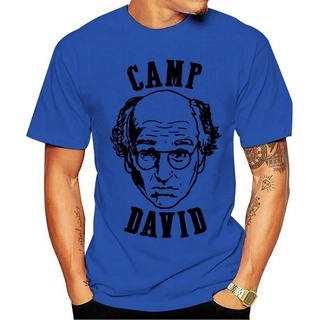 พิมพ์ลายวินเทจใหม่ เสื้อยืดลําลอง แขนสั้น คอกลม ลายการ์ตูน Your Enthusiasm Larry David Presidential Retreat Parody สําหร