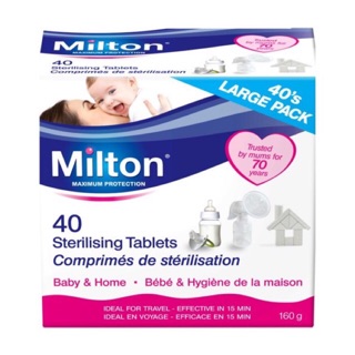 🌟พร้อมส่ง🌟 เม็ดฟู่กำจัดเชื้อโรค Milton Sterilising Tablets