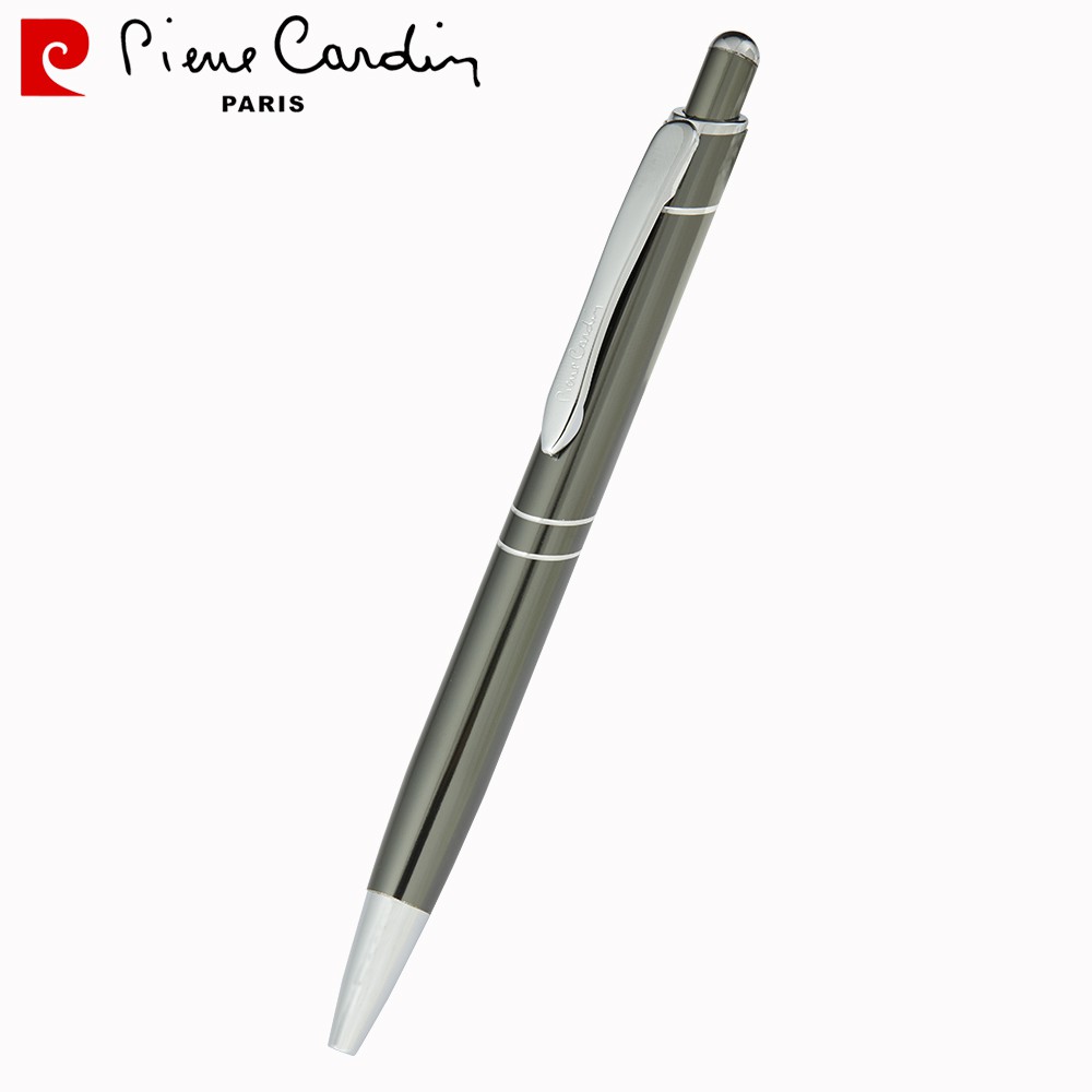 ปากกา Pierre Cardin รุ่น Pompidou สี Shiny Gun Metal #R62060153GM