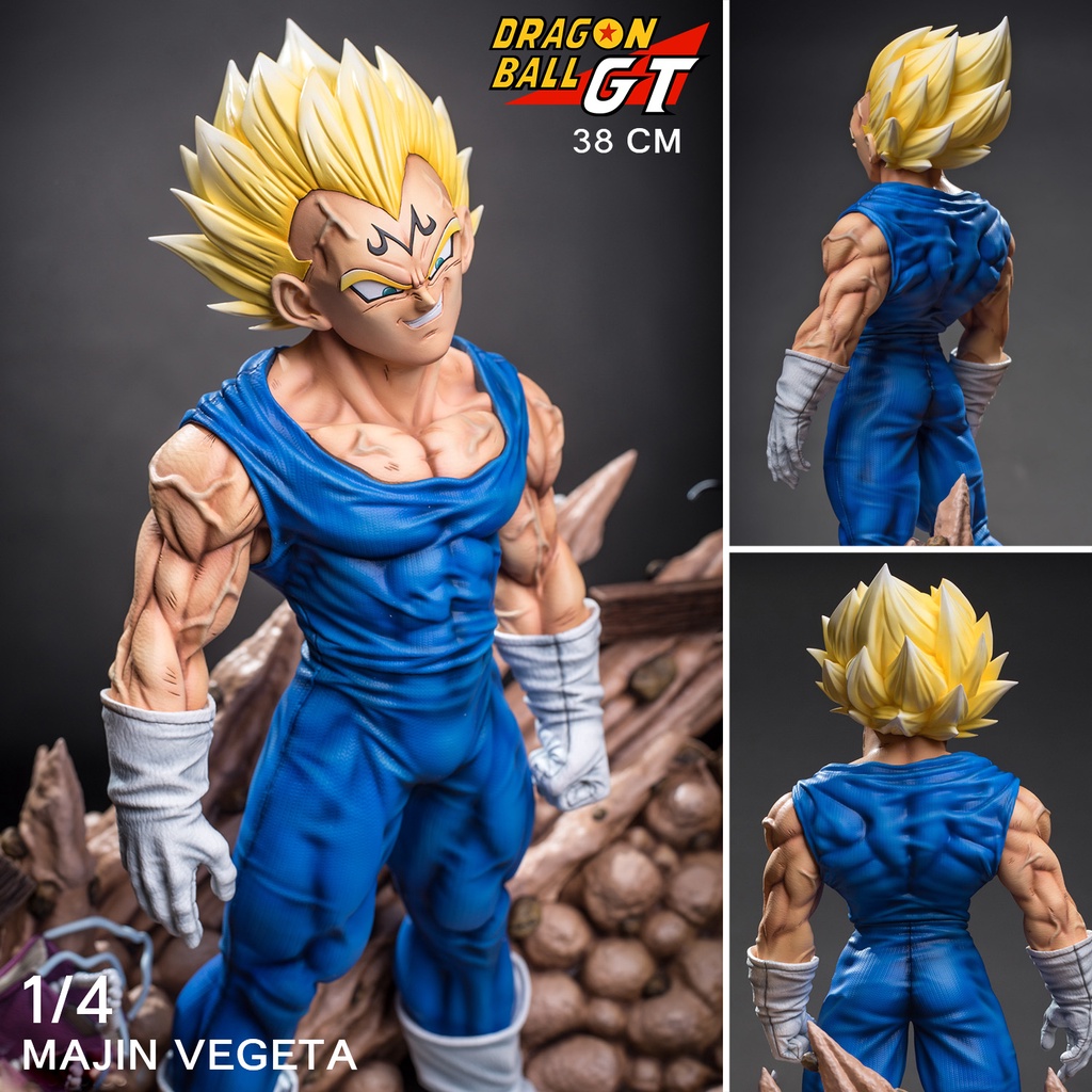 Figure ฟิกเกอร์ KD Studio Collectibles Dragon Ball Z Kai DBZ ดราก้อนบอล แซด ไค Super Saiyan Majin Ve