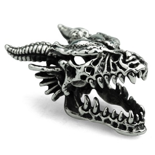 OHM Beads รุ่น Dragon Skull - Silver 925 Charm เครื่องประดับ บีด เงิน เแก้ว จี้ สร้อย กำไล OHMThailand